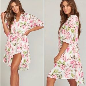 NWT Show Me Your MuMu Brie Floral Robe
